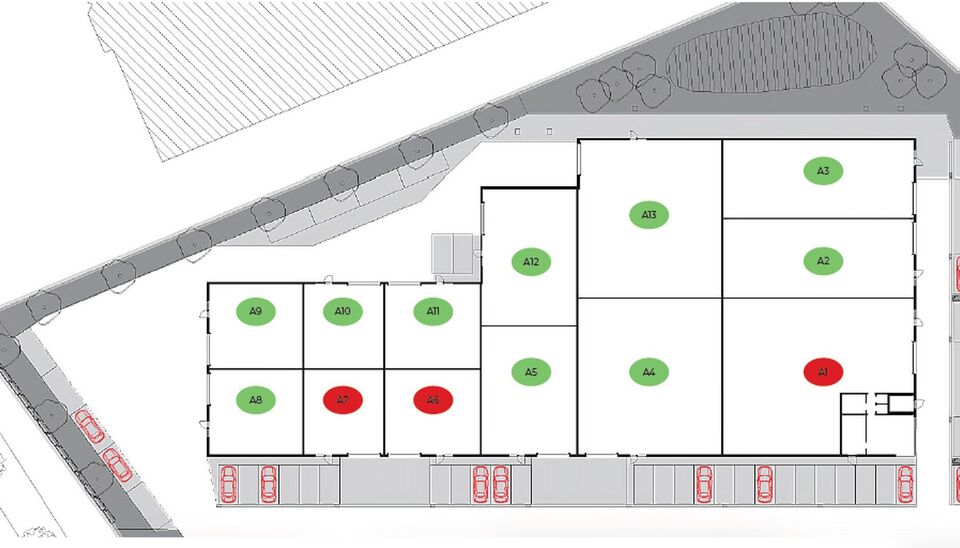 Het nieuwe Bedrijvenpark Rollare &ndash; Blok A is strategisch gelegen aan de Diksmuidsesteenweg 384 te Roeselare, op de voormalige Crea-site en recht tegenover de REO-Veiling. Dankzij de ligging op minder dan 500 m van de N32/R32 en de nabijheid van de N36 e