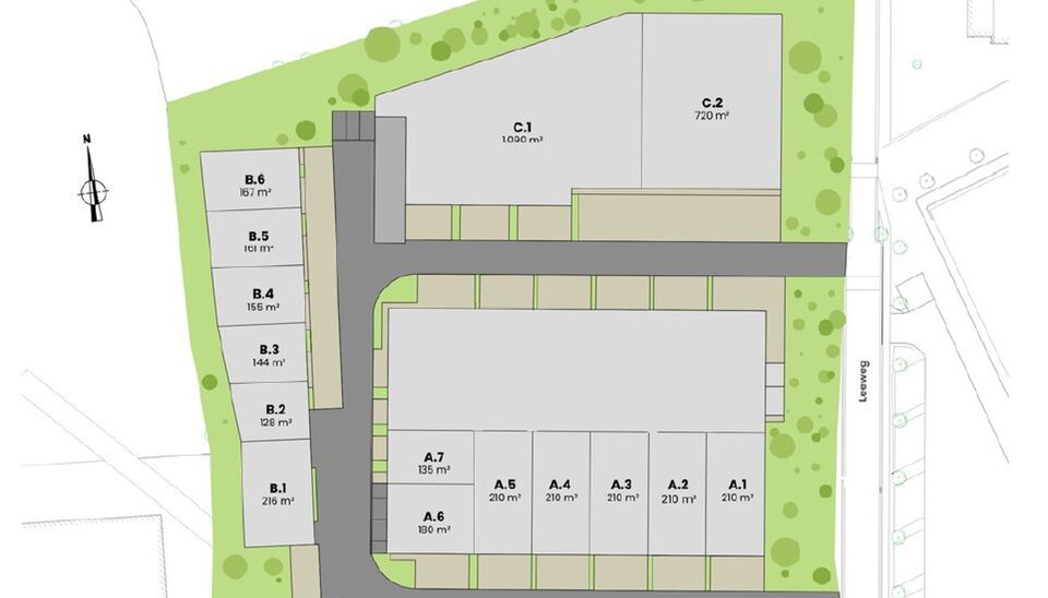 Het nieuw te bouwen bedrijvenpark STEEN in Laarne biedt 15 KMO-units te koop aan, met oppervlaktes van 128 m&sup2; tot 1810m&sup2;. Units kunnen bovendien samengevoegd worden tot grotere bedrijfsruimtes, ideaal voor groeiende ondernemingen. 
Het KMO-park ligt cen