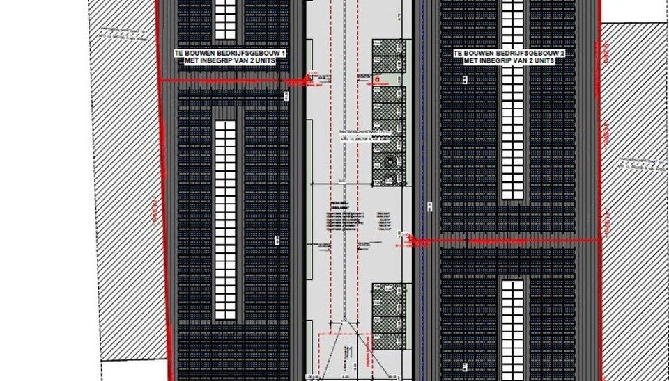 Op een strategische en uitstekend bereikbare ligging in de Pantserschipstraat te Gent wordt een nieuw bedrijvenpark ontwikkeld, bestaande uit 4 ruime en kwalitatieve magazijnunits, bestaande uit: 
- 910 m&sup2; tot 1007 m&sup2; + mezzanine van 288 m&sup2;
- 1088 m&sup2; 