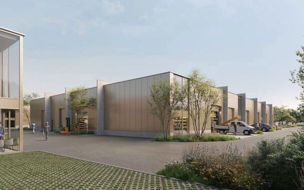 Het nieuw te bouwen bedrijvenpark STEEN in Laarne biedt 15 KMO-units te koop aan, met oppervlaktes van 128 m&sup2; tot 1810m&sup2;. Units kunnen bovendien samengevoegd worden tot grotere bedrijfsruimtes, ideaal voor groeiende ondernemingen. 
Het magazijn C2  heef