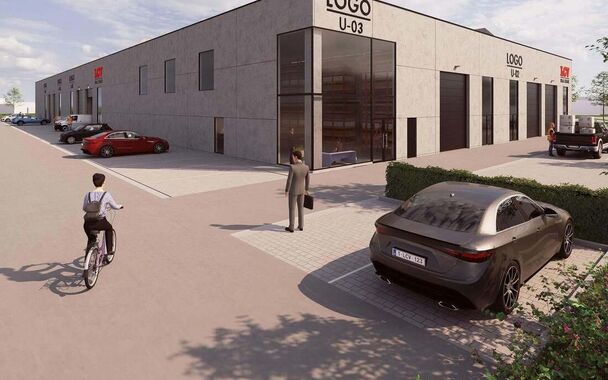 Deze kwalitatieve KMO-unit maakt deel uit van het nieuwe Bedrijvenpark Rollare &ndash; Blok A, gelegen aan de Diksmuidsesteenweg 384 te Roeselare. De site bevindt zich op de voormalige Crea-site, recht tegenover de REO-Veiling, en geniet van een uitstekende b
