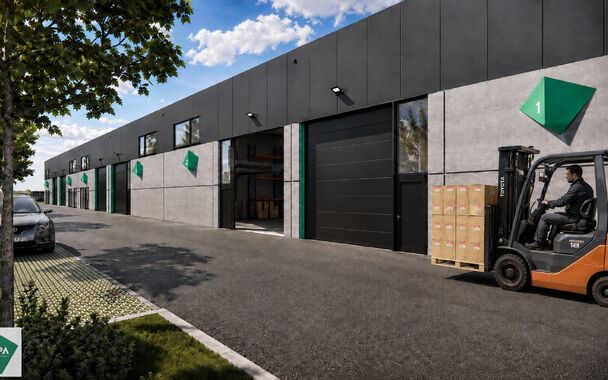Deze unit maakt deel uit van het nieuw te bouwen Bedrijvenpark Biest in Ronse en heeft een oppervlakte van 237,82m&sup2;, eventueel uit te breiden met een mezzanine van 91,96m&sup2;. De units worden casco aangeboden.

De magazijnen worden opgebouwd uit een duurza