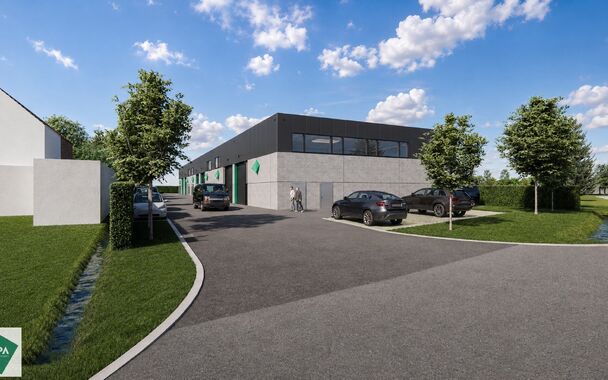 Deze unit maakt deel uit van het nieuw te bouwen Bedrijvenpark Biest in Ronse en heeft een oppervlakte van 232,79m&sup2;, eventueel uit te breiden met een mezzanine van 37,20m&sup2;. De units worden casco aangeboden.

De magazijnen worden opgebouwd uit een duurza