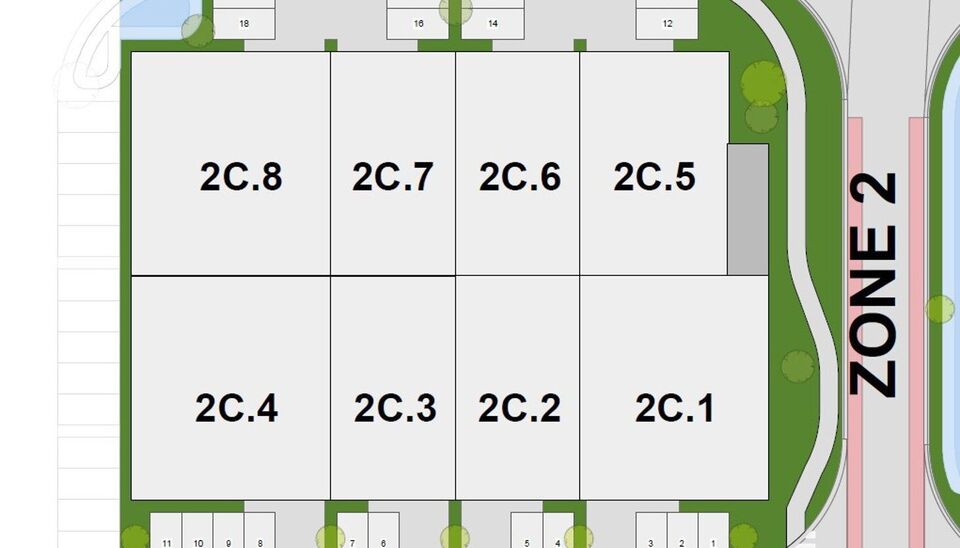 Dit strategisch gelegen bedrijventerrein bevindt zich in de gouden driehoek Antwerpen – Brussel – Gent, met directe nabijheid van de N16 en uitstekende verbindingen naar de A12 en E17.
De loods van 180m² heeft een vrije hoogte van 6 meter en is gebou