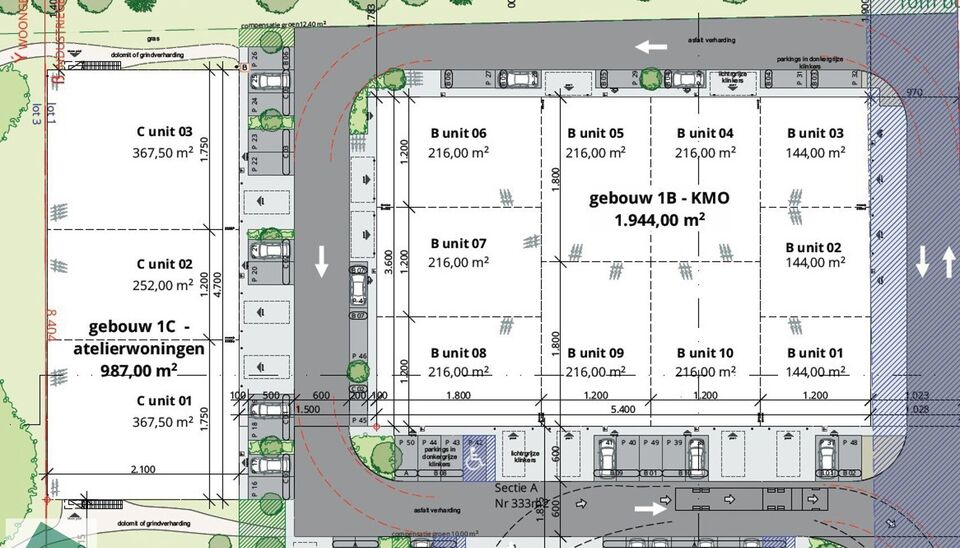 In de Vijverwegel te Melle bieden we een magazijn van 216 m² te huur aan, inclusief twee private parkeerplaatsen. Deze locatie is bijzonder strategisch gelegen aan de zuidrand van Gent, met een uitstekende ontsluiting richting de belangrijkste verkeers