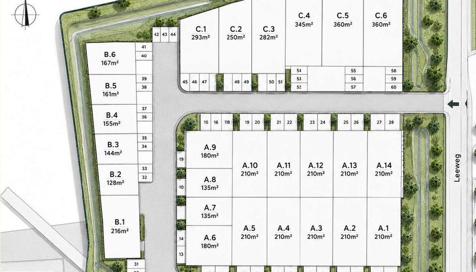 Het nieuw te bouwen bedrijvenpark STEEN in Laarne biedt 15 KMO-units te koop aan, met oppervlaktes van 210 m&sup2; tot 360m&sup2;. Units kunnen bovendien samengevoegd worden tot grotere bedrijfsruimtes, ideaal voor groeiende ondernemingen. 
Het KMO-park ligt cent
