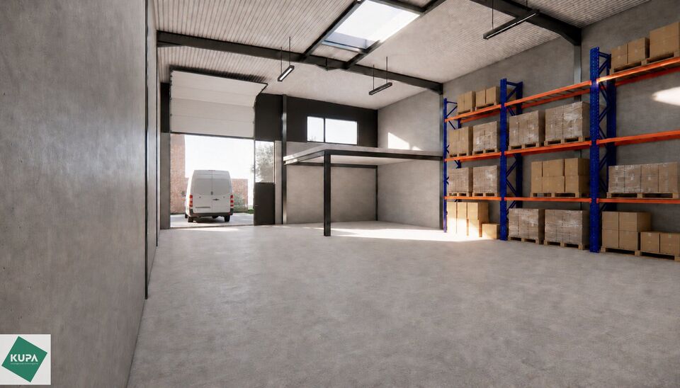 Deze unit maakt deel uit van het nieuw te bouwen Bedrijvenpark Biest in Ronse en heeft een oppervlakte van 232,79m&sup2;, eventueel uit te breiden met een mezzanine van 37,20m&sup2;. De units worden casco aangeboden.

De magazijnen worden opgebouwd uit een duurza